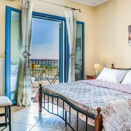 Sleeps 6 Pool Air Con Wifi Villa Karavádhos